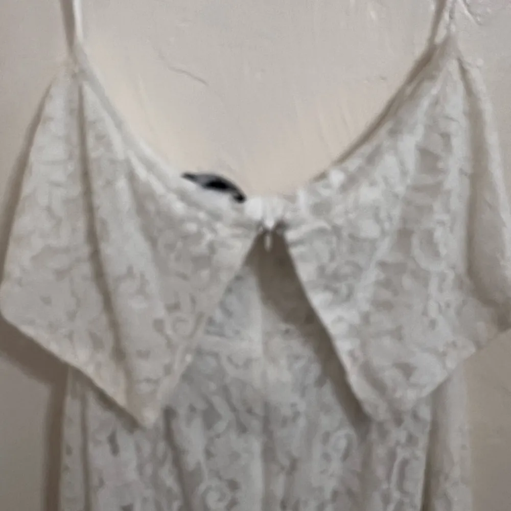 Lulu’s white lace strapless dress size L - Image 7