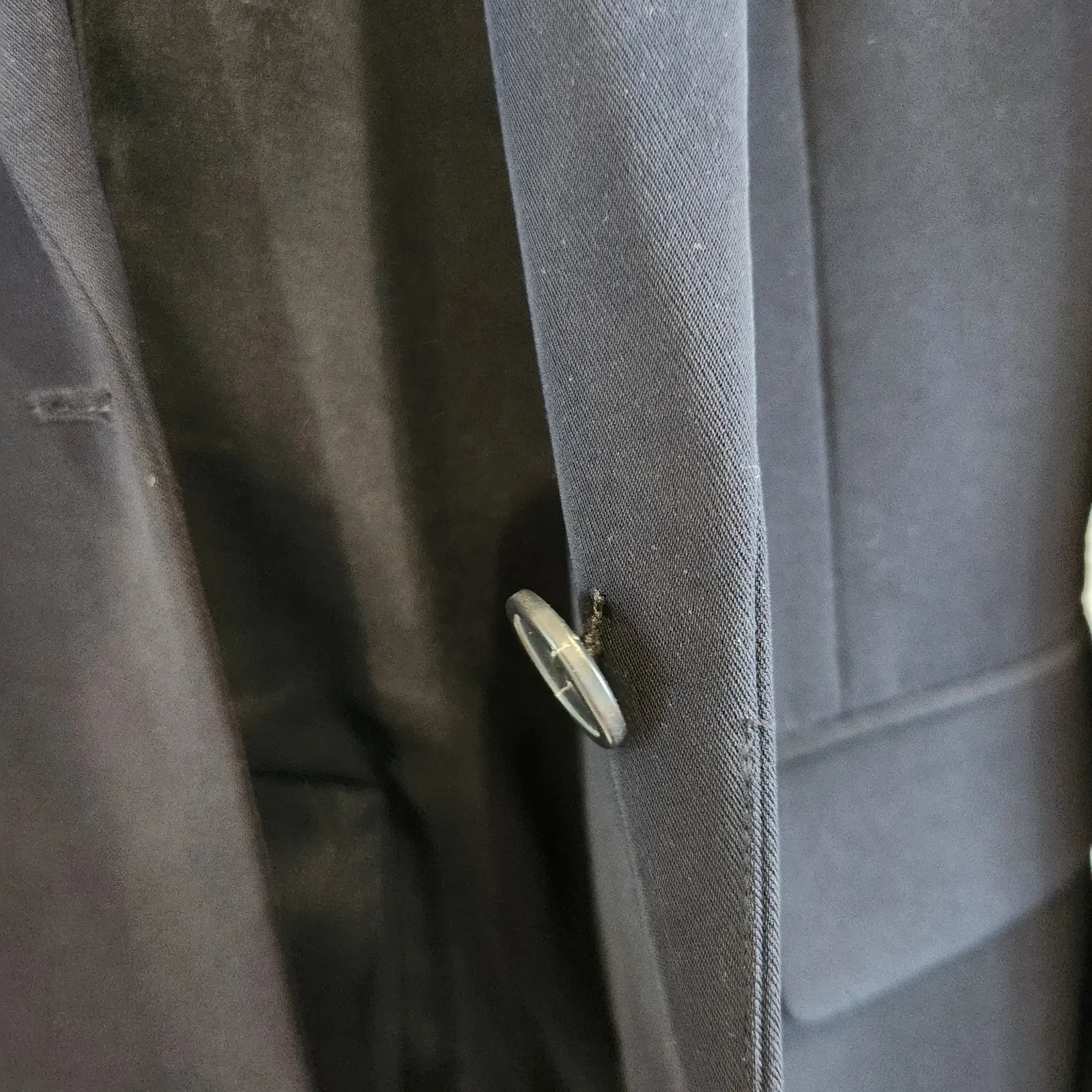 Vince Soft Suiting Notch Collar Single Breasted Button Blazer Coastal Blue Sz 2 - Image 13