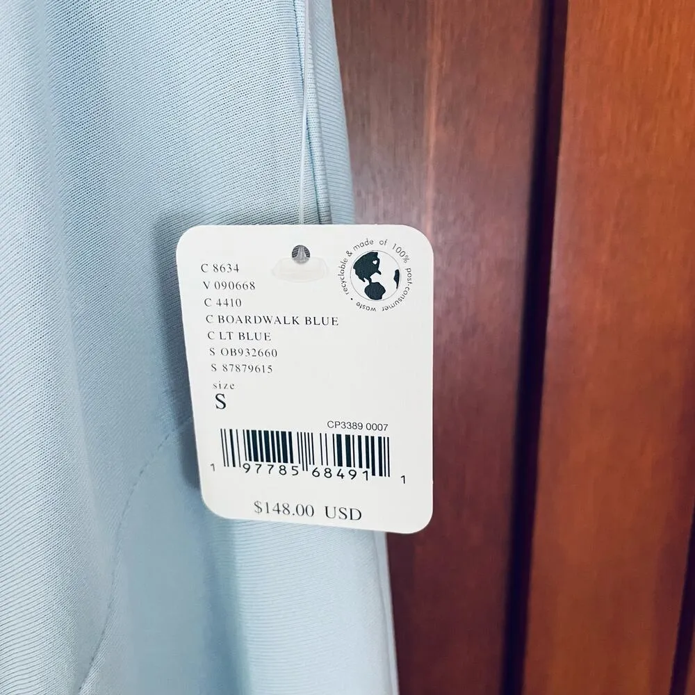 Free People Movement Seven Stars Onesie Wide Leg Boardwalk Blue Size Small NEW - Image 7