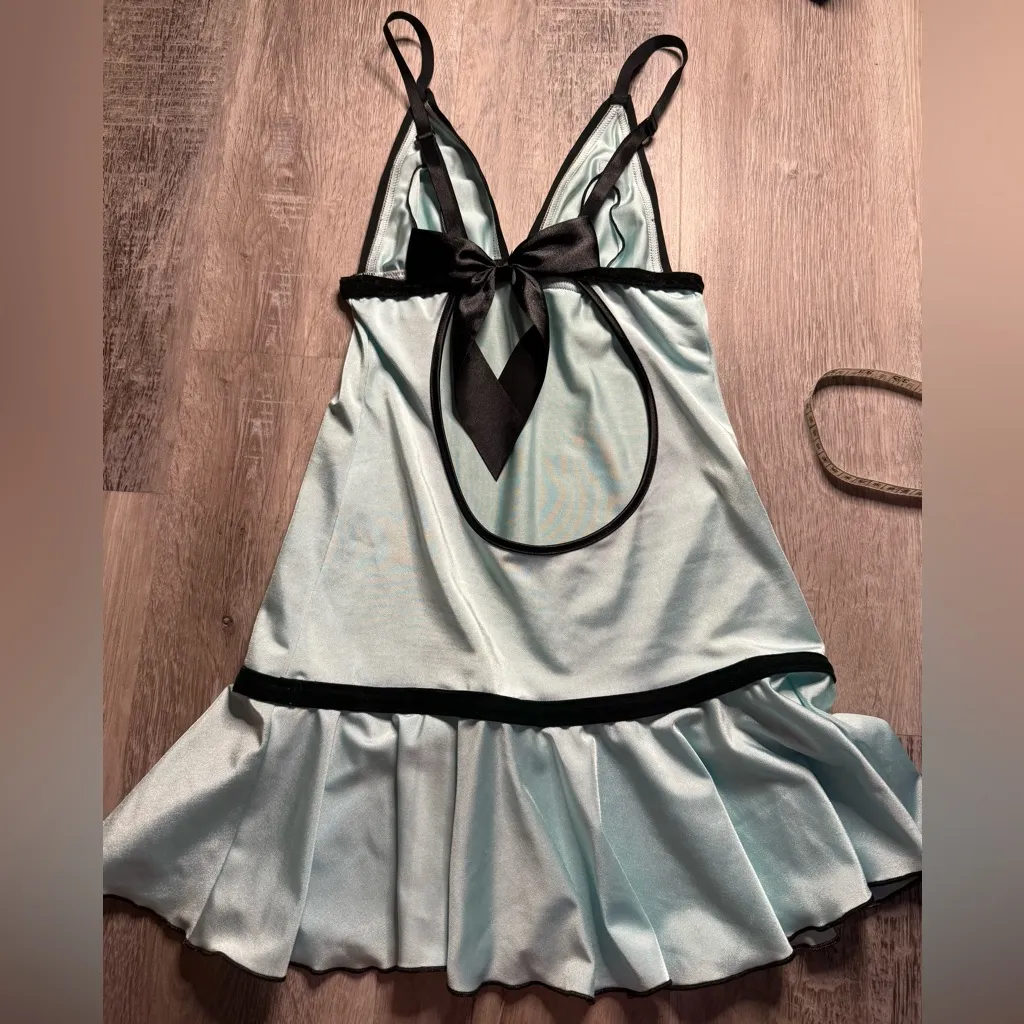 Vintage coquette babydoll cami Blue - Image 5