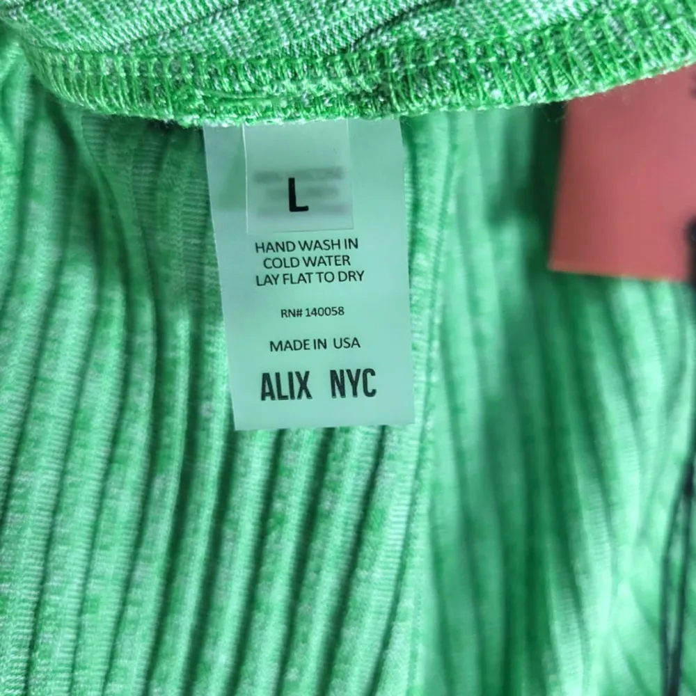 NWT Alix NYC x Revolve Drake Tank Thong Bodysuit in Kelly - Image 8