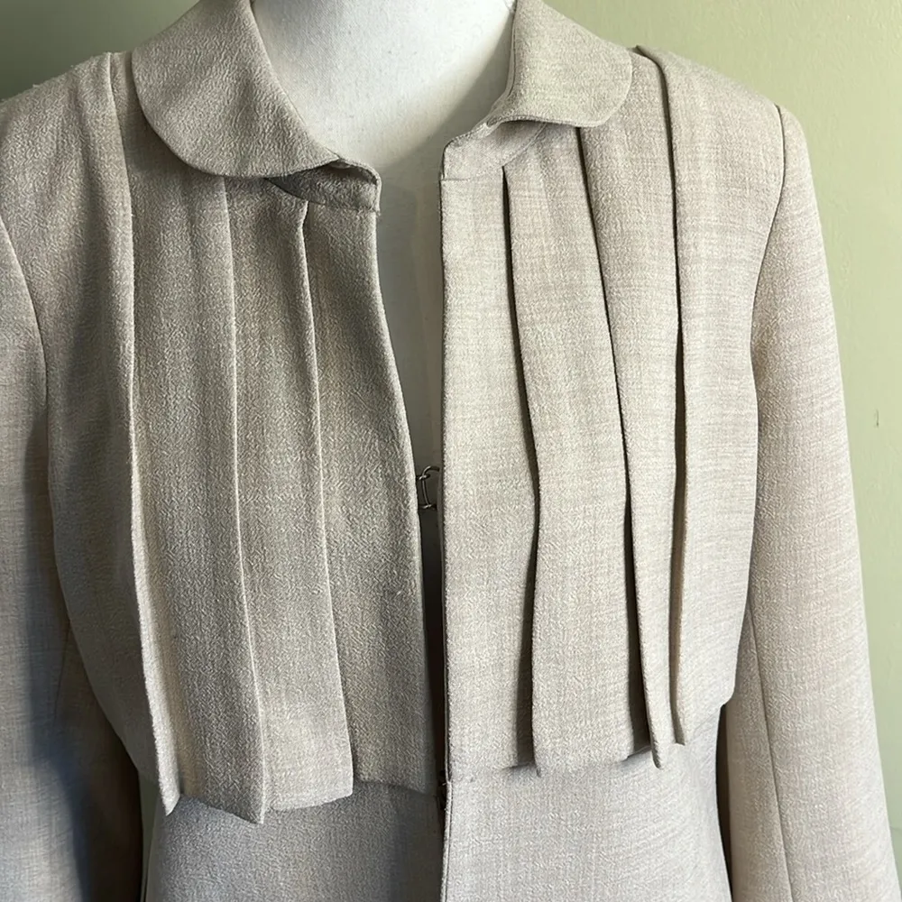 Katie May Los Angeles pleated front long jacket - Image 13