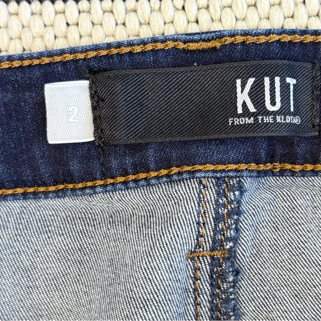 KUT from the Kloth Donna Curved Hem Ankle Skinny Jeans in Amity Size 2 - Image 11