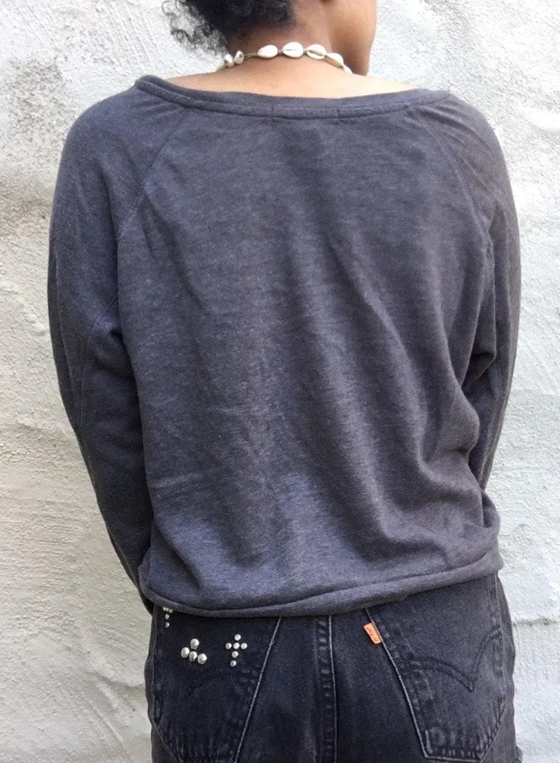 Gray Sweater T-shirt - Image 3