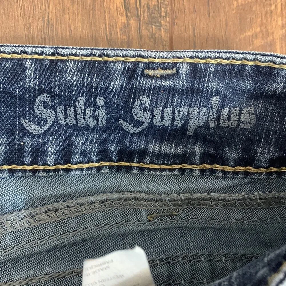Silver Jeans Suki Surplus Thick Stitched Back Flap Pockets Boot Cut Jeans - Image 3