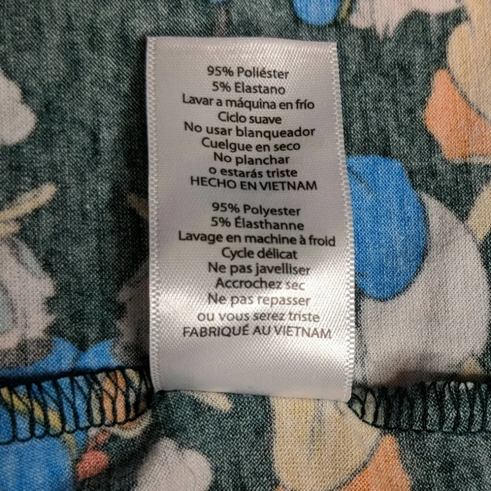 LuLaRoe Disney Donald Duck Disney Irma Top Tee Shirt XS - Image 7