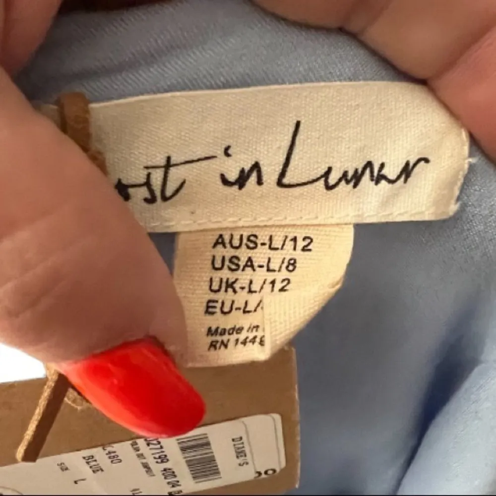 Lost In Lunar Jumpsuit‎ nwt Blue Size L - Image 6