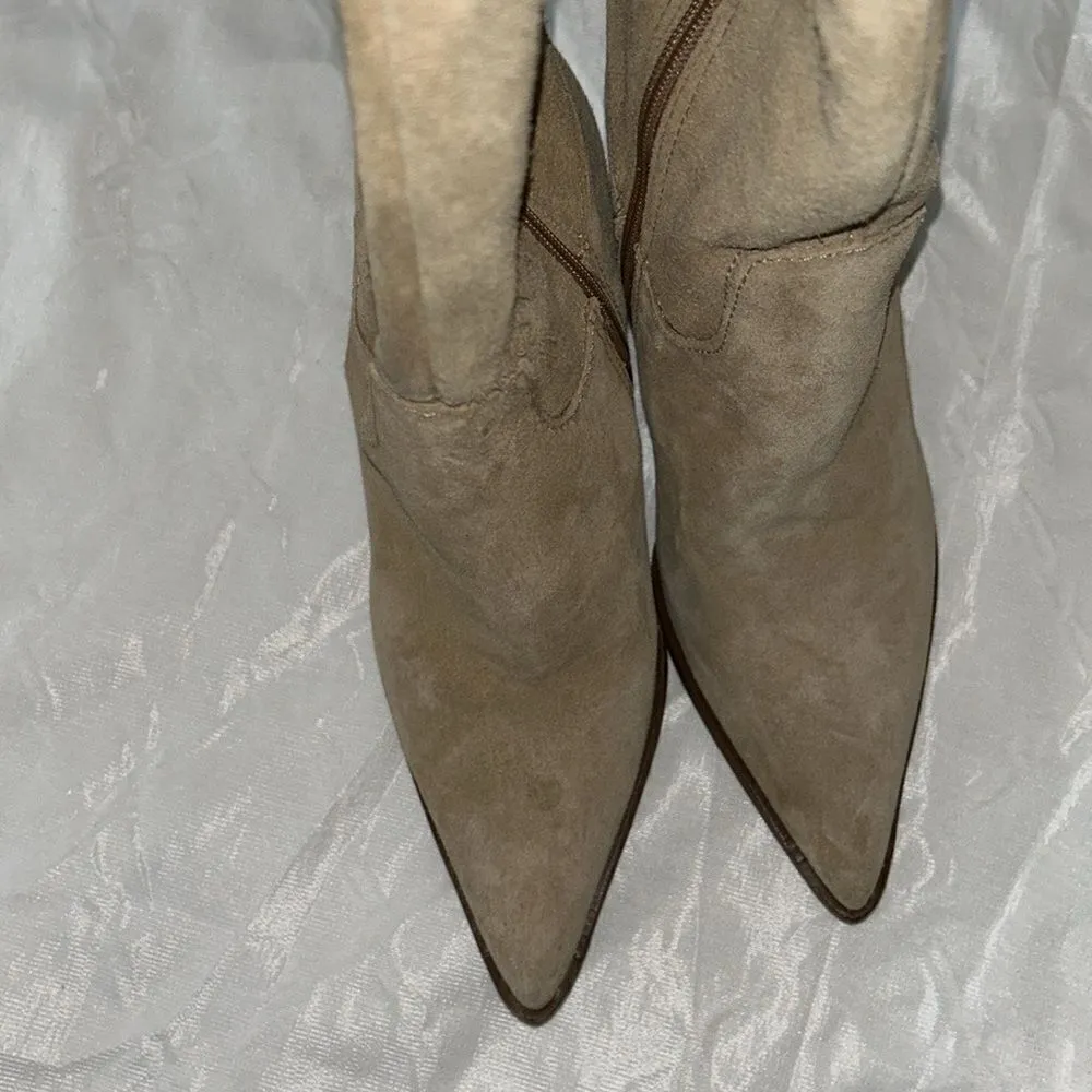 Vince Camuto Tan Tall Knee High Leather Boots(Size 6M) - Image 8