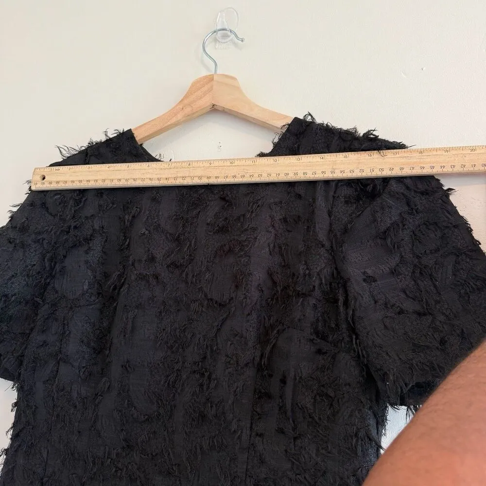 Dazy short sleeve mini dress charming round neck cozy women size L Black Size L - Image 4