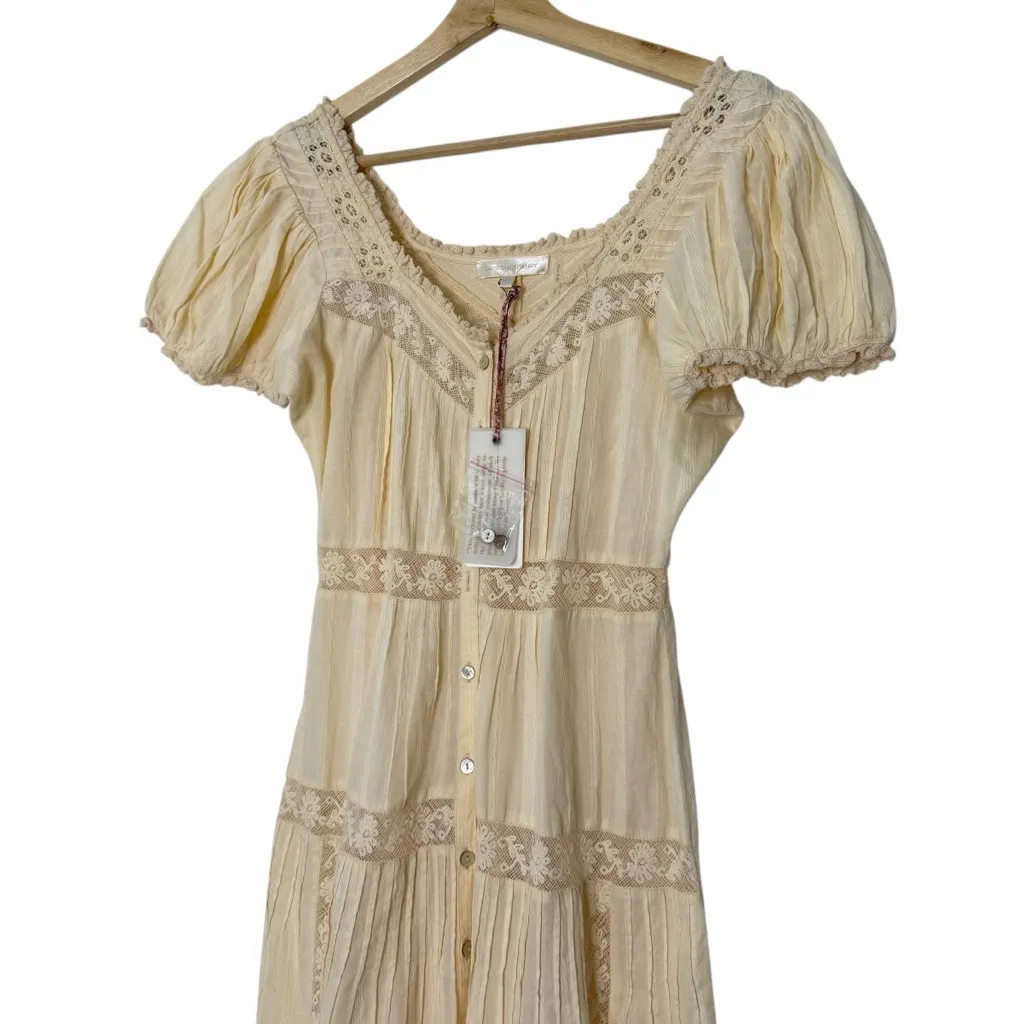 NEW Loveshackfancy Carabella Dress Ivory - Image 5