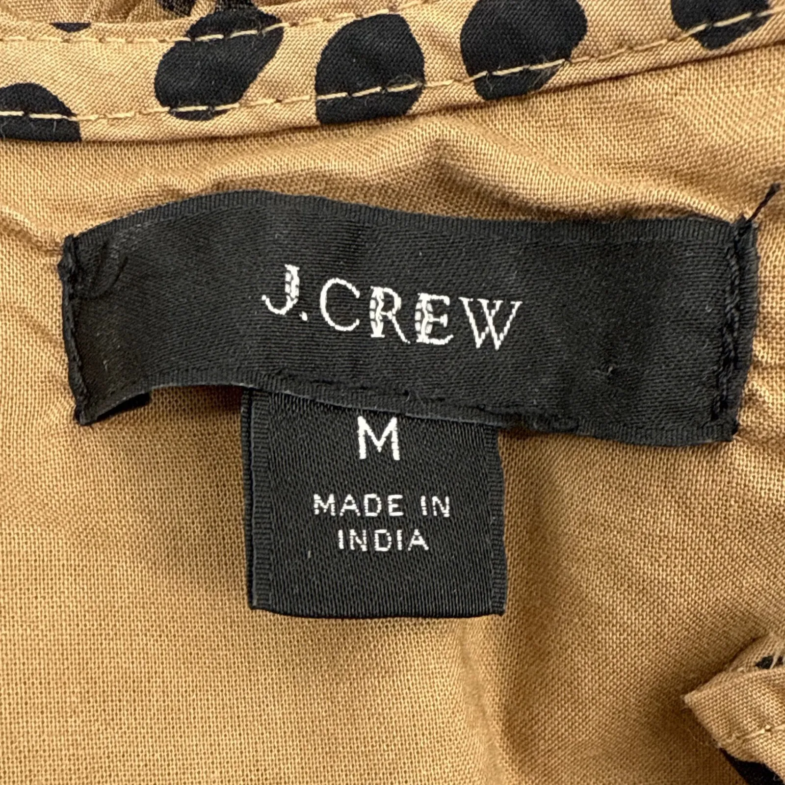 J. Crew Leopard Print Tiered Ruffle Neck & Sleeve Dress Women Medium Popover - Image 11