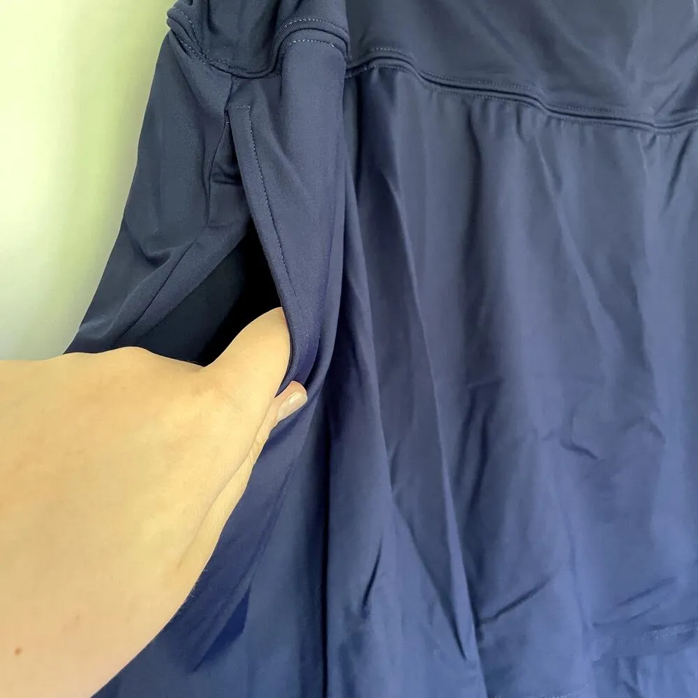 Lands' End navy blue skort pockets women's size 3X tennis skirt casual summer - Image 4