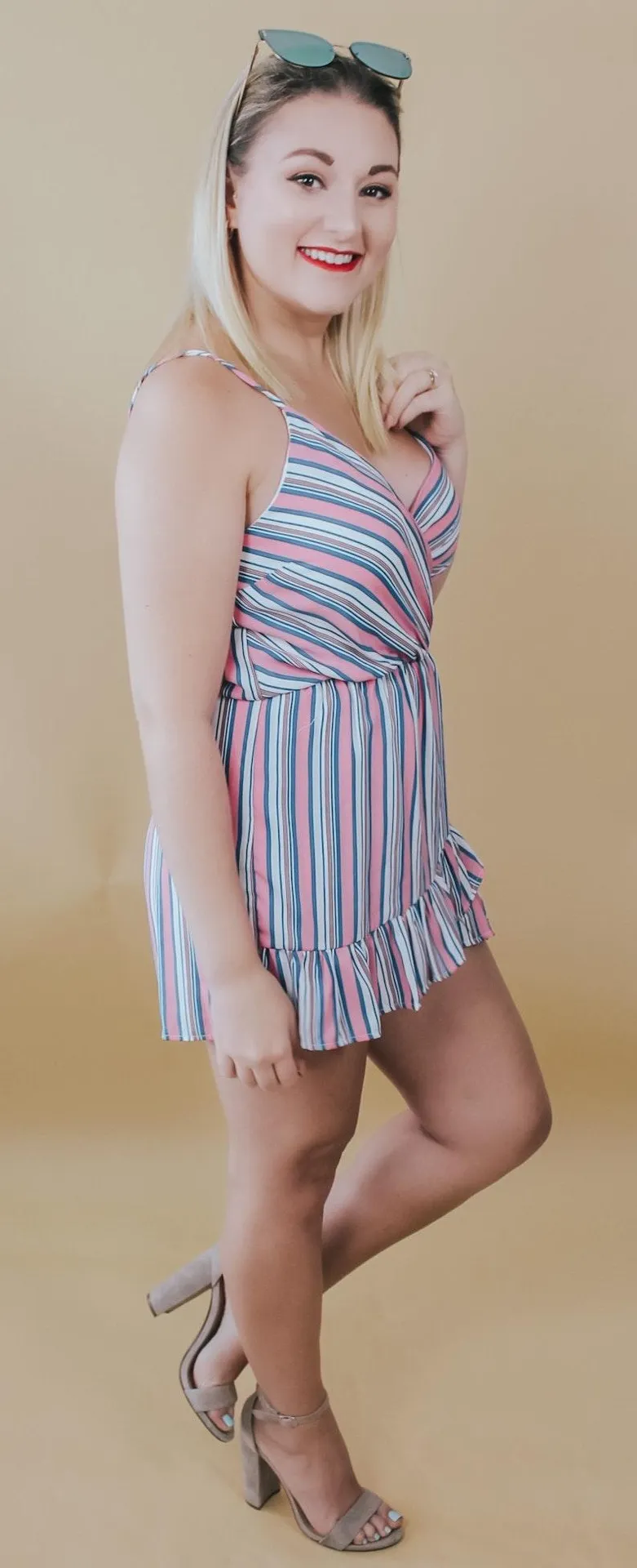 Amusement striped Romper  - Image 4
