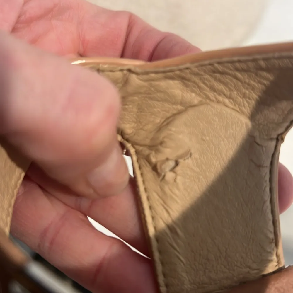 J. Adams  light camel colored platform strappy sandal size 7.5. - Image 8