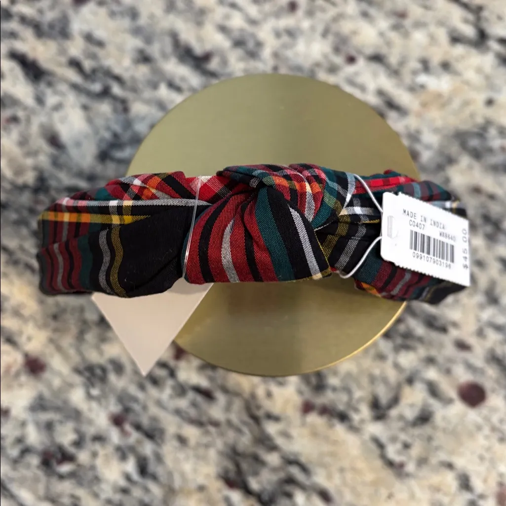 J Crew Tartan Plaid Headband - Image 10