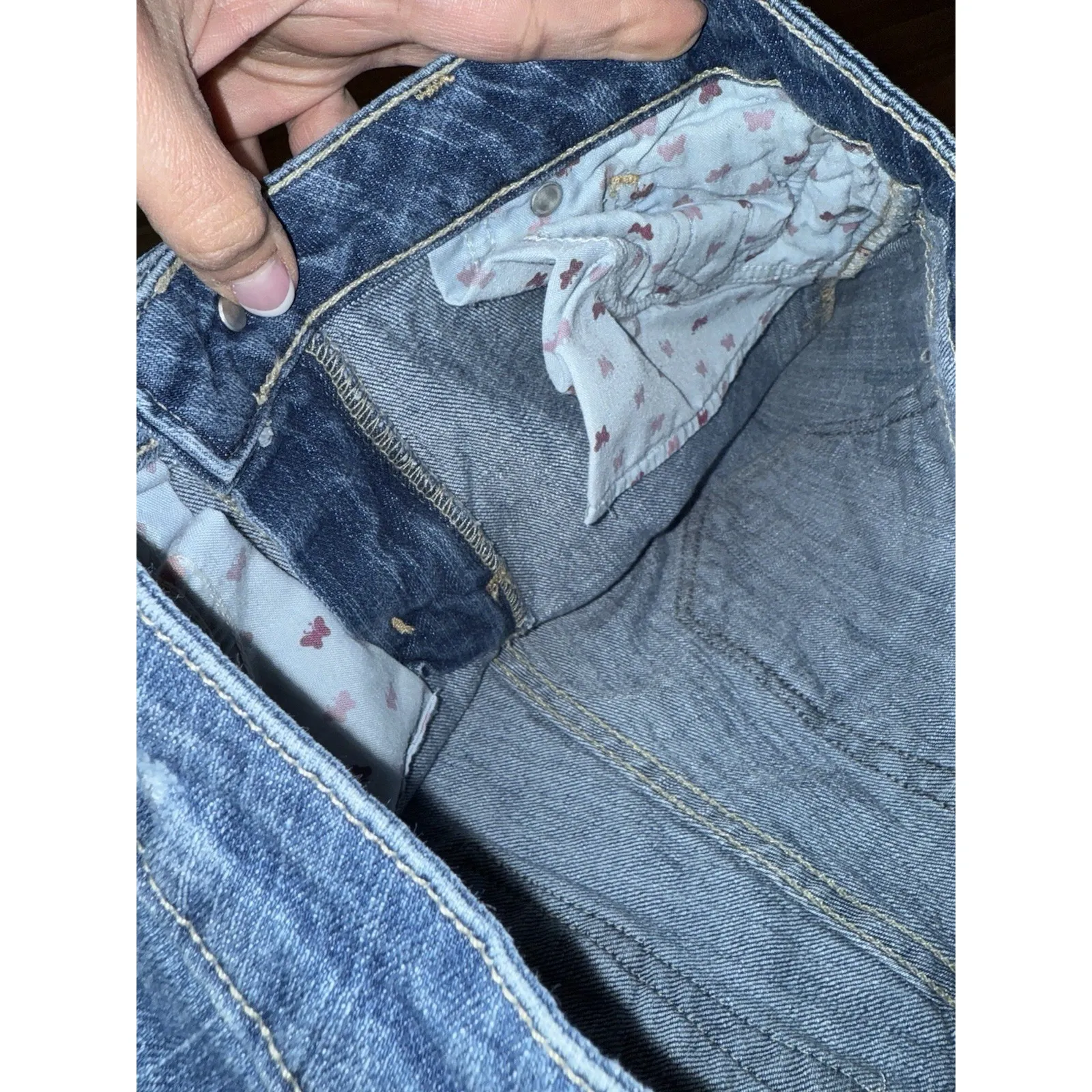 Aeropostale Y2K Jeans Womens 5/6 R Stretch Flare Leg - Image 5