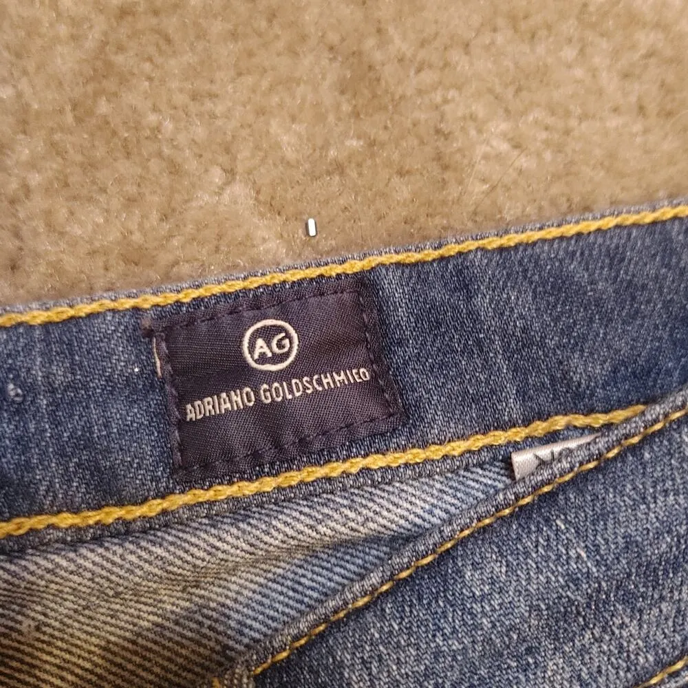 Adriano Goldschmied Blue Super Skinny The Legging Jeans Size 26R Cotton Rayon - Image 11