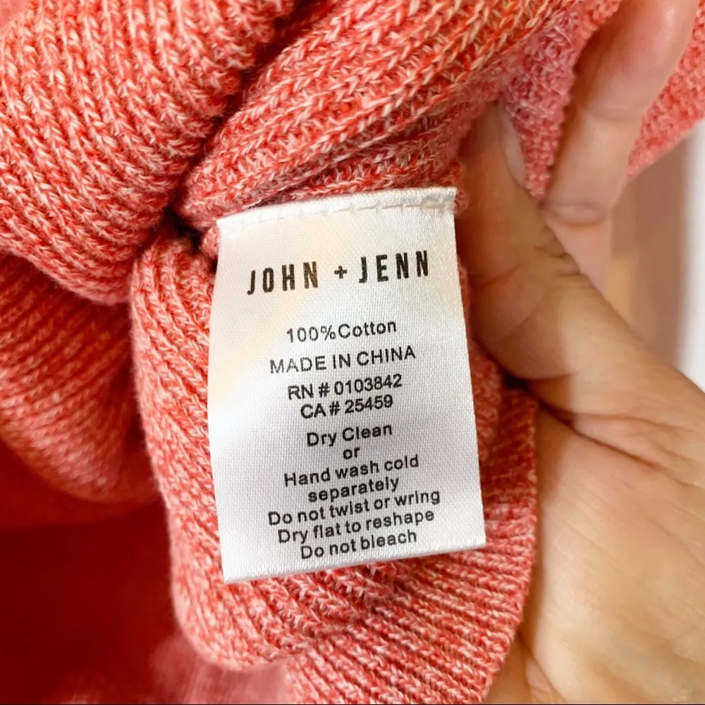-John + Jenn Red Half Button Sweater - Image 4