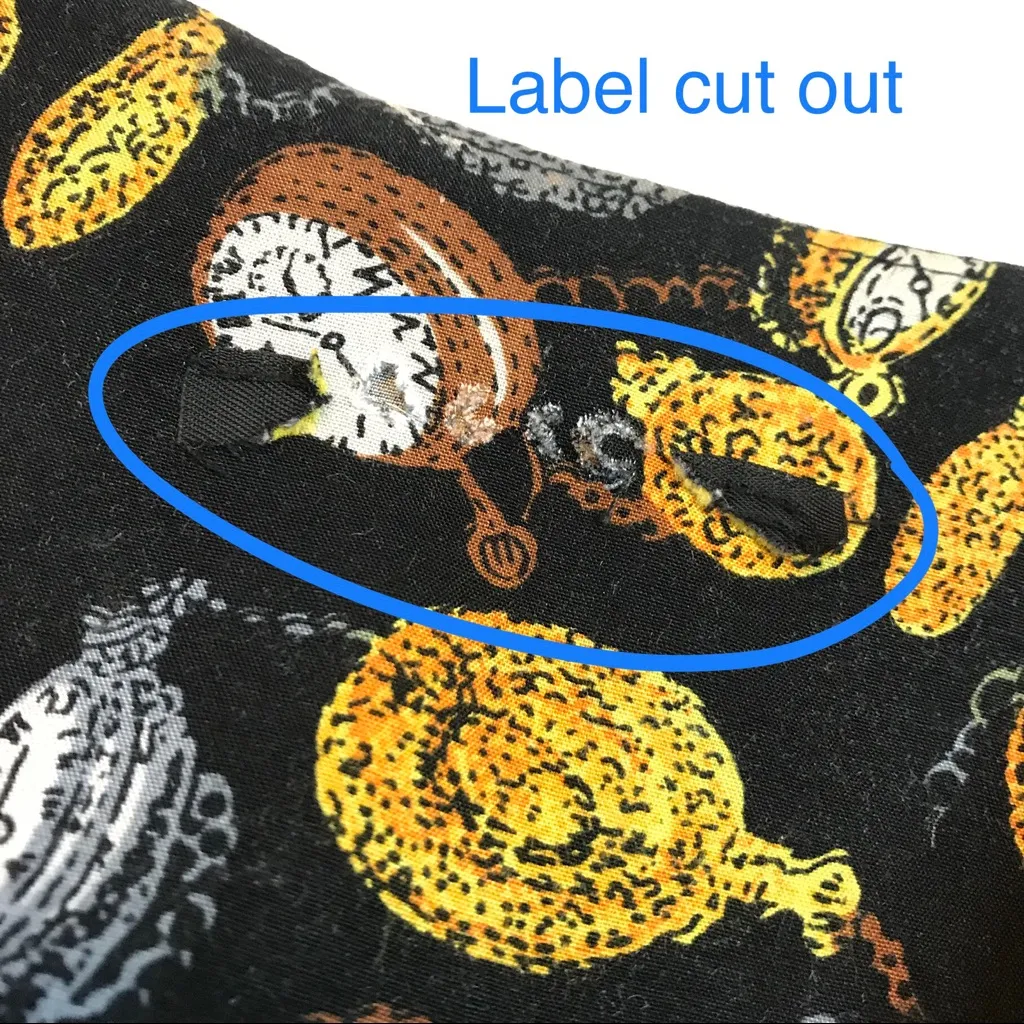 Vintage Blazer Quirky Clocks Alice‎ in Wonderland White Rabbit Halloween Costume Black Size M - Image 9