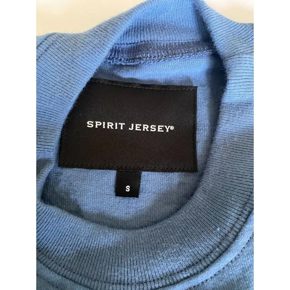 Spirit Jersey Badlands Patchwork Oversized Cotton Unisex Sweatshirt Sz S - Image 8