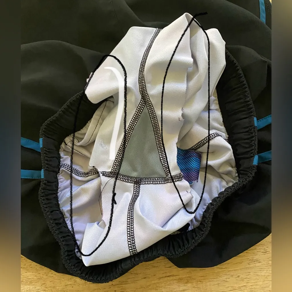 Nike Tempo Dri‎ Fit Women’s Sz M Black/Cobalt Blue Athletic Shorts - Image 10