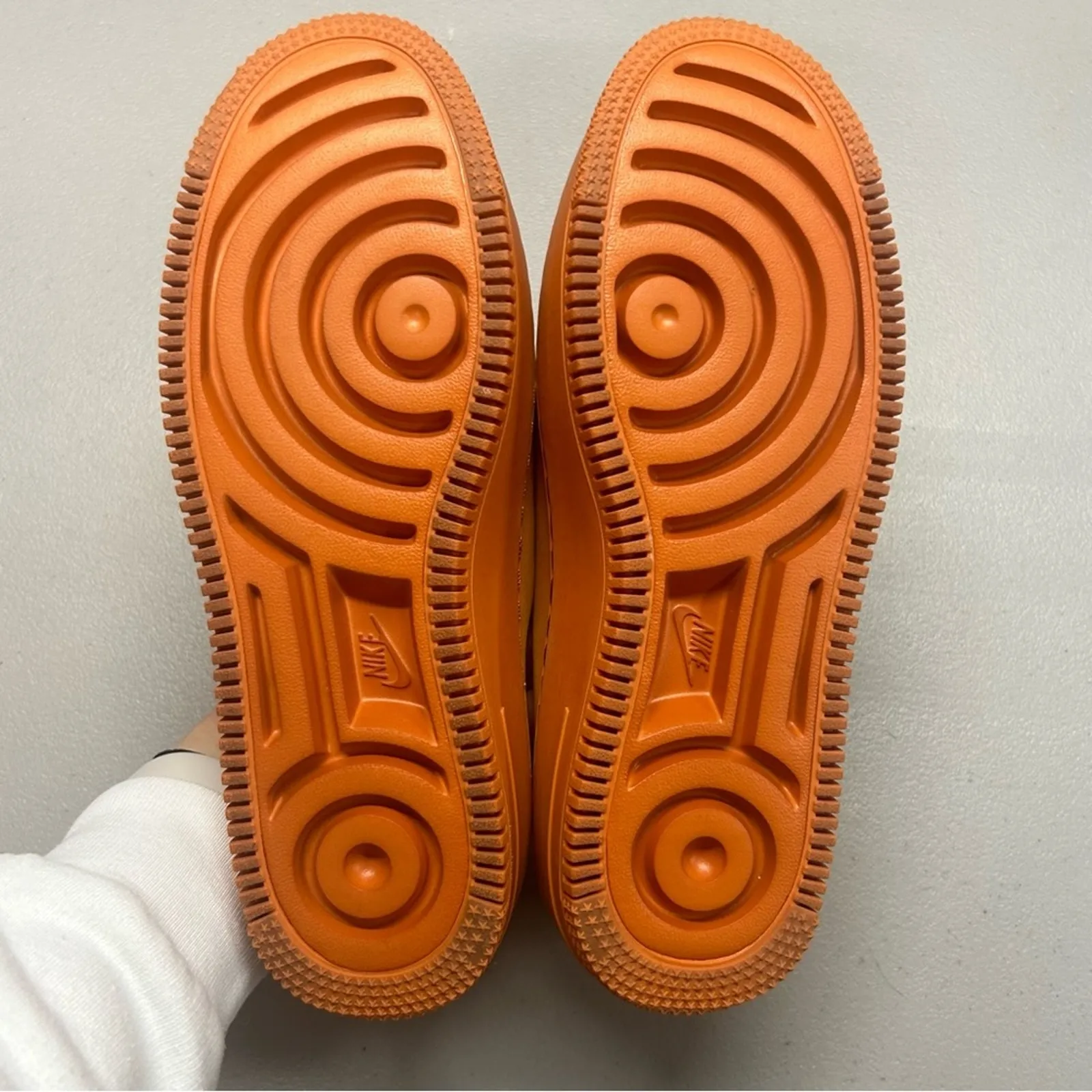 Nike Air Force 1 One Orange Shoes Slip On Lover Xx Comfort Slides Womens Size 8 - Image 6