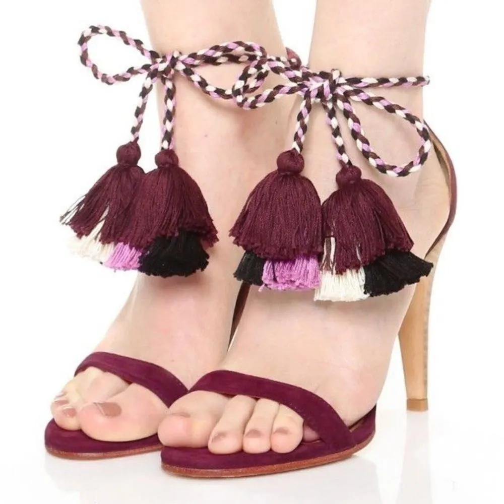 NWOB Ulla Johnson Reina Tassel Heels - Image 2