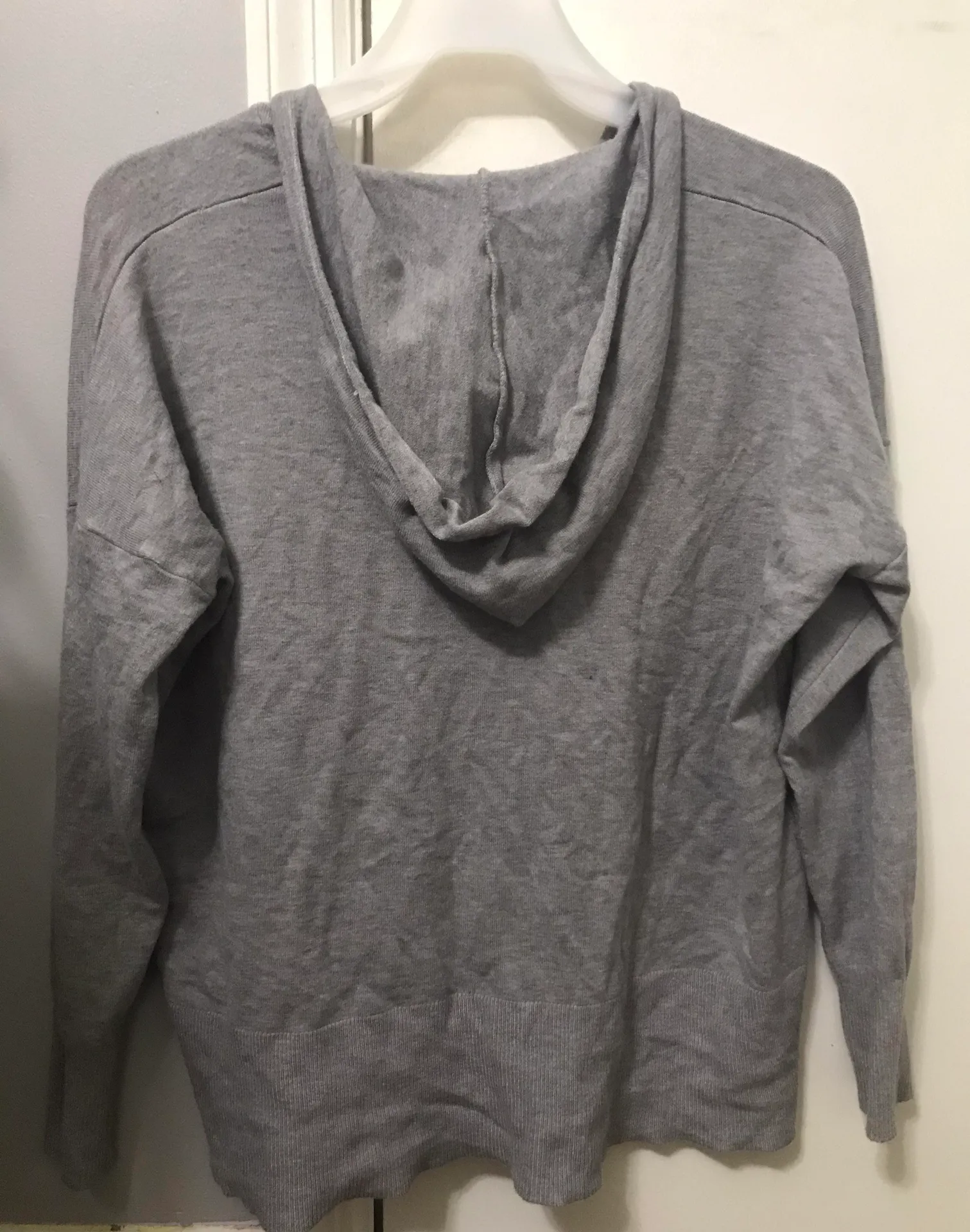 Long Sleeve Gray Hoodie - Image 2