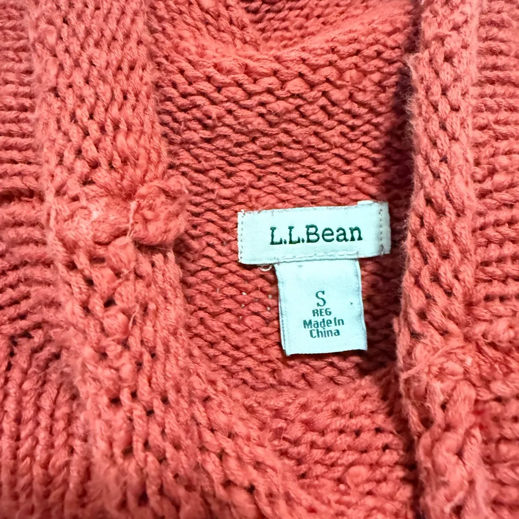 L.L. Bean Women's Red Turtleneck Sweater - Image 3