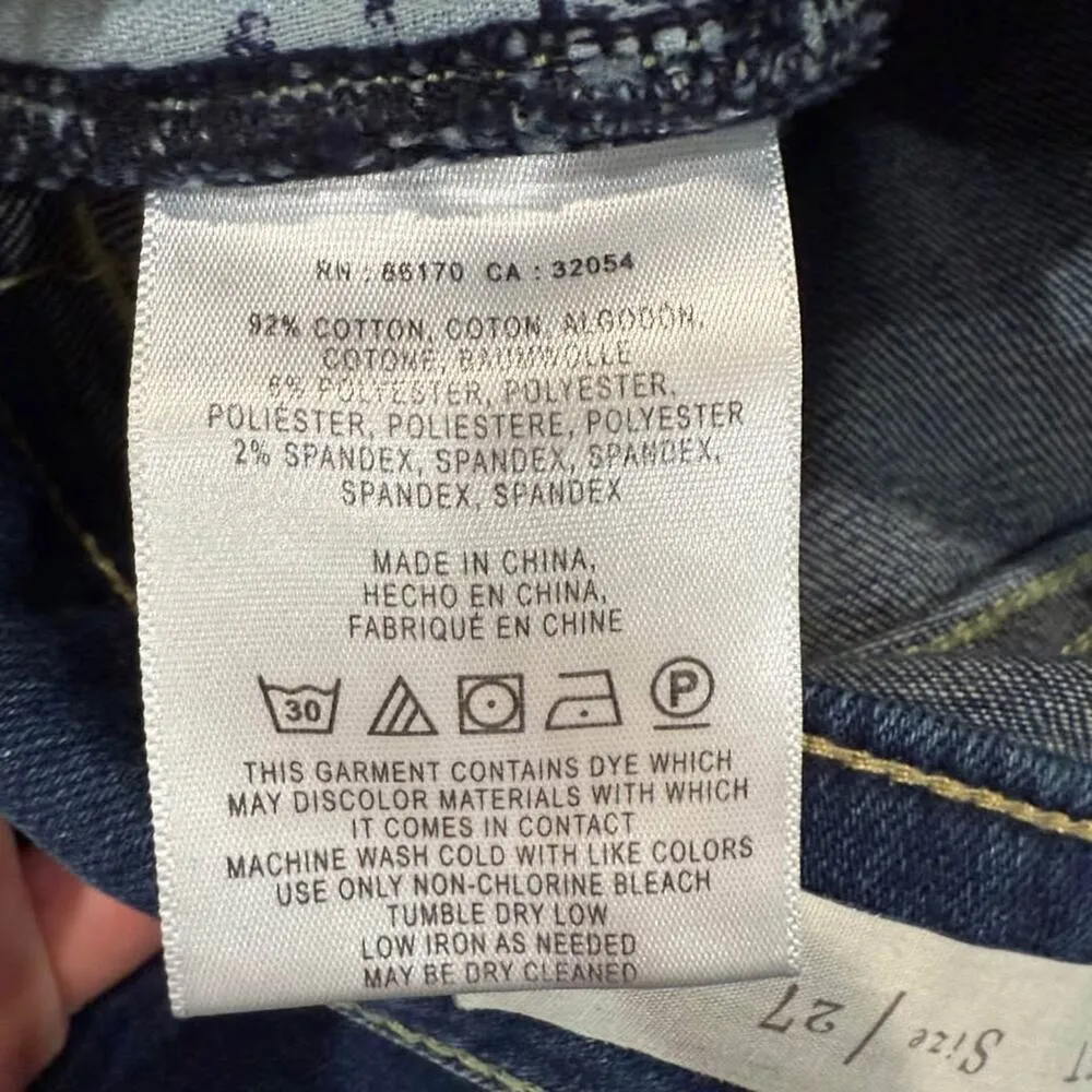 Pilcro and the Letterpress Anthropologie Stet Slit Ankle Denim Jeans Womens 27 - Image 9