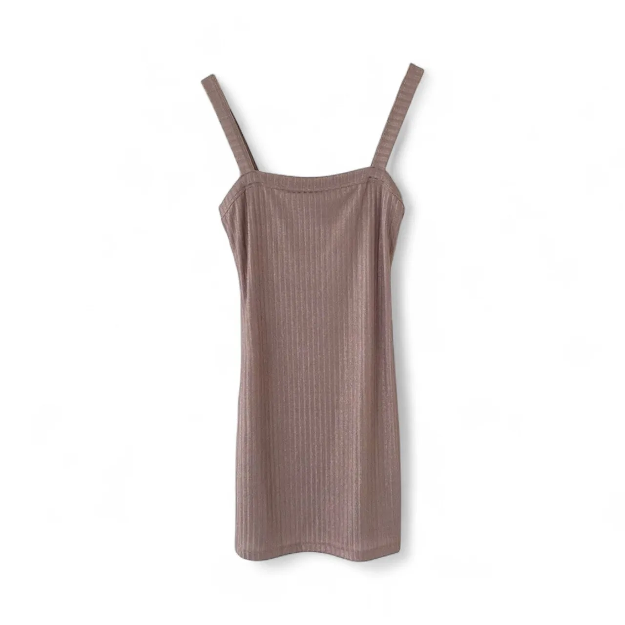 Privacy Please Bradian Bodycon Mini Dress in Metallic Rose Gold Size Small NWT - Image 4