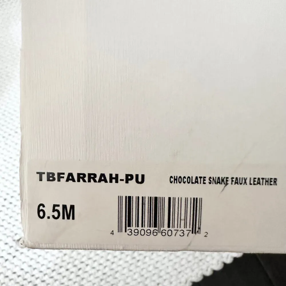 Treasure & Bond Nordstrom Farrah Brown Faux Snake Western Stud Ankle Boots 6.5 - Image 10