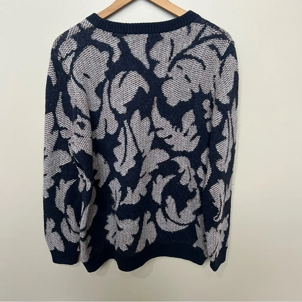 Burberry Brit Wool Printed Sweater Authentic Burberry Women’s Size Large - Image 5