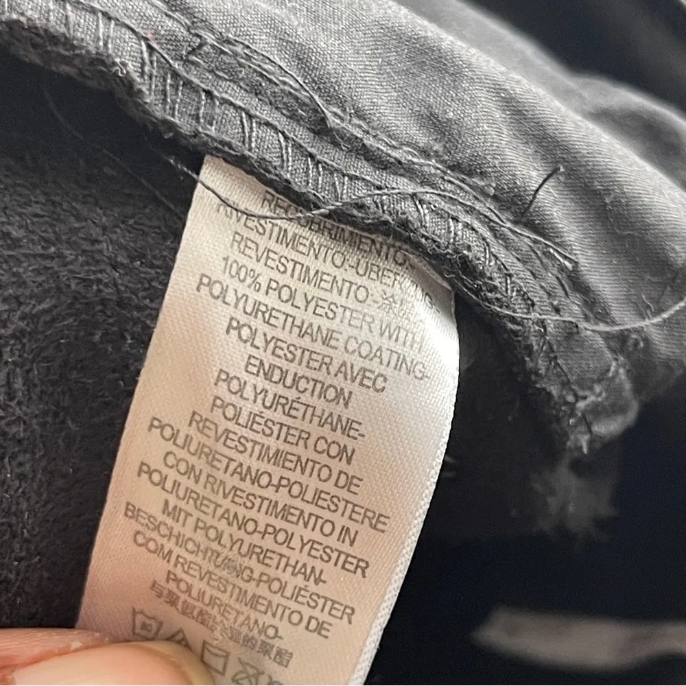 FREE PEOPLE | Black Vegan Faux Leather High Rise Long & Lean Pants Sz 31 - Image 9