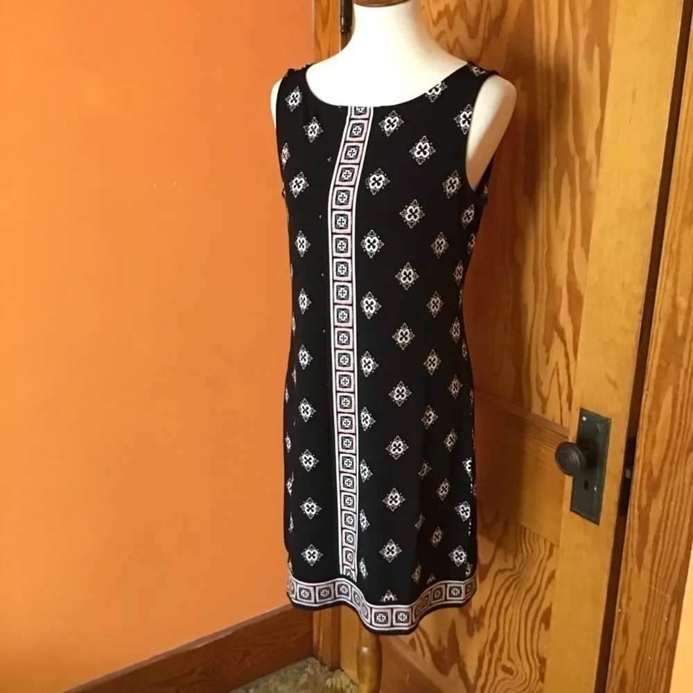 WHBM Geometric Print Sleeveless Dress - Image 8