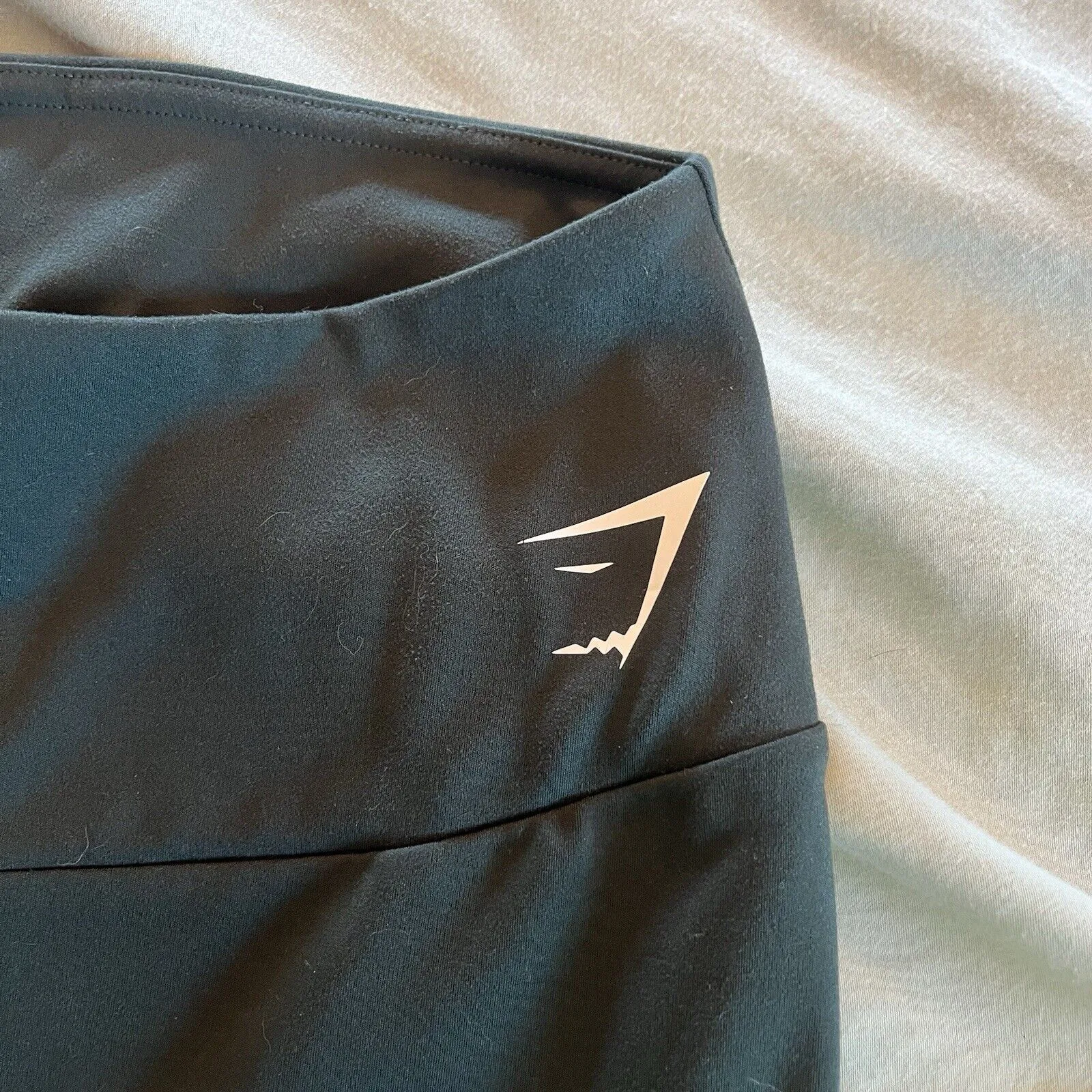 Womens Gymshark Size XXS Green High Waist 7/8 Leggings EUC - Image 3