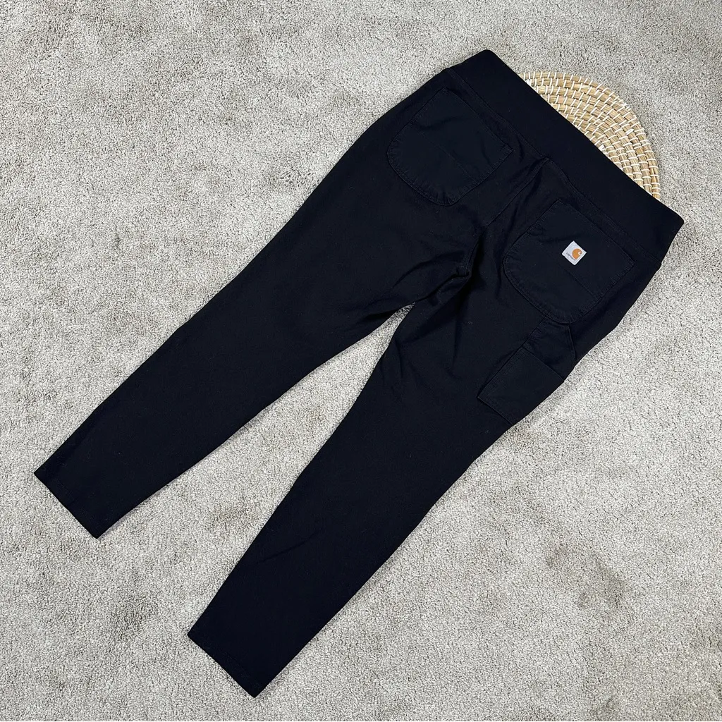 Carhartt Women’s Fitted G Force Pull On Leggings Midweight Utility in Black L - Image 6