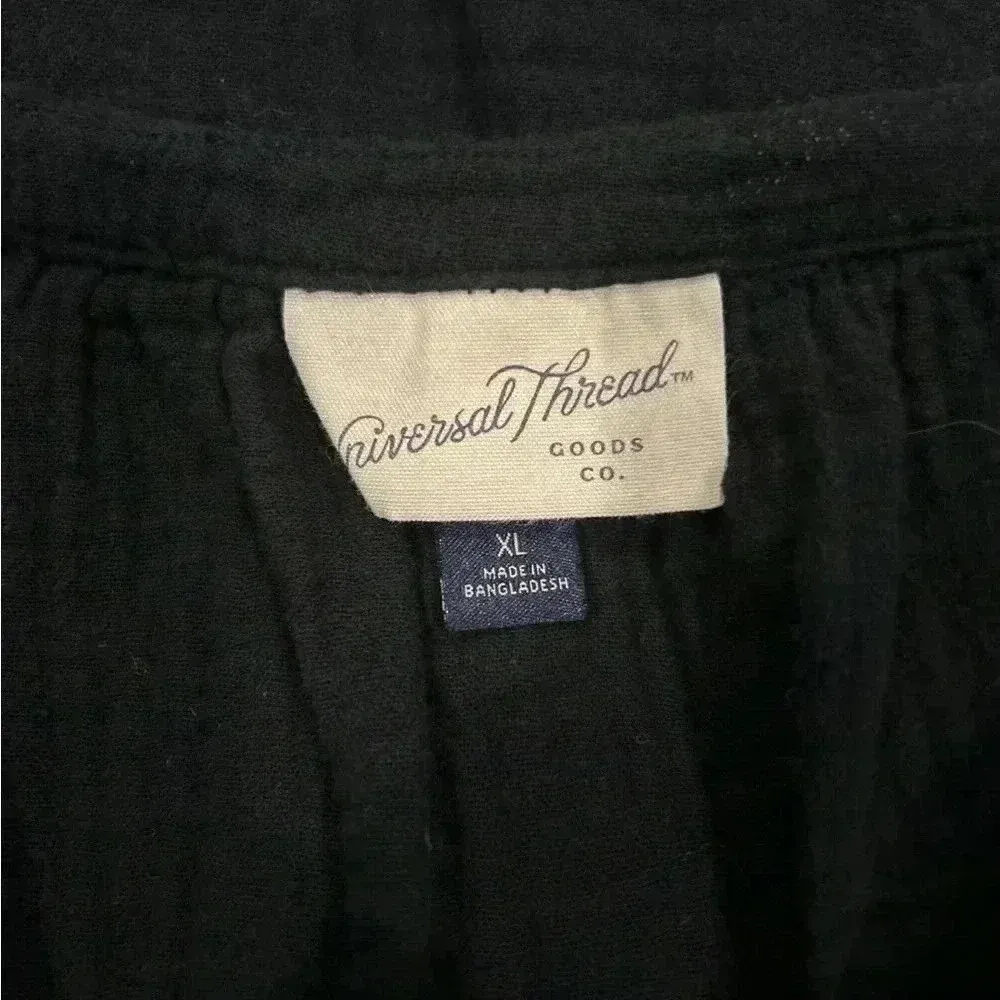 Universal thread black cotton top in size xl - Image 3