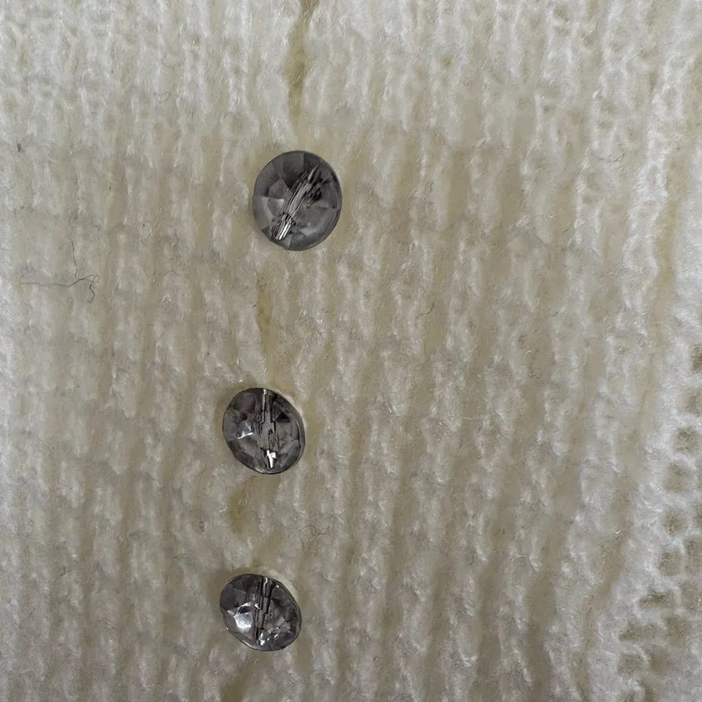 Cato  Cream Button-Up Cardigan - Image 2