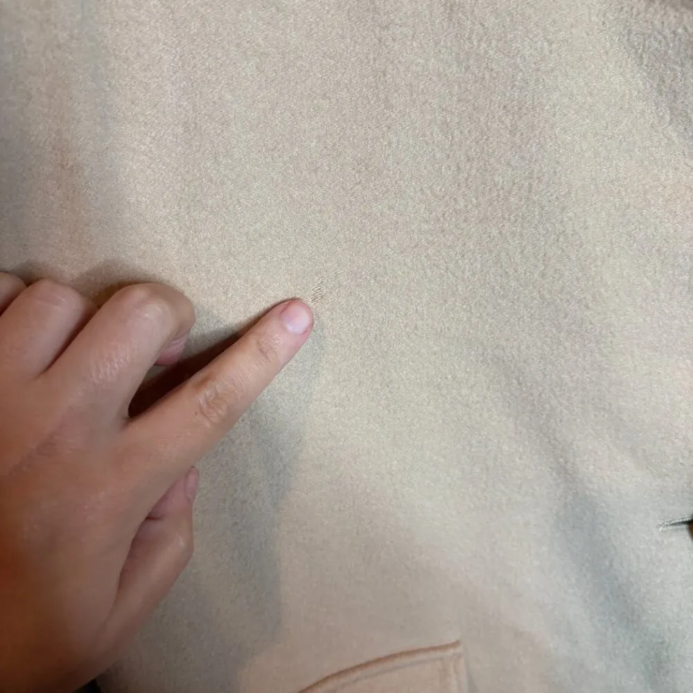 Genny Made in Italy tan cashmere duster coat Size 8 - Image 4