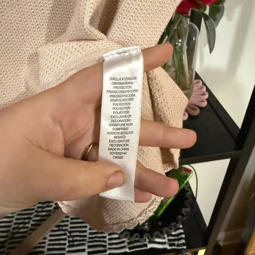 Adrianna Papell Tan knit Tee size xl - Image 7