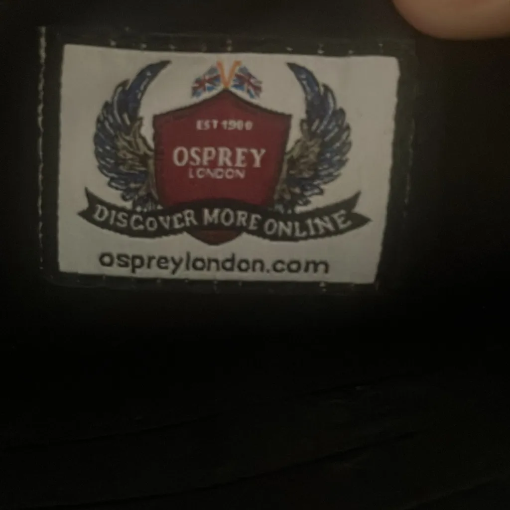 Osprey London leather Animal Print Clutch Tan - Image 3