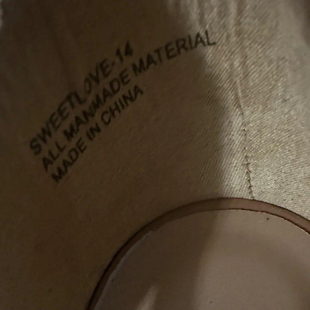 Rouge Helium Nude Ankle Strap Heels - Image 7