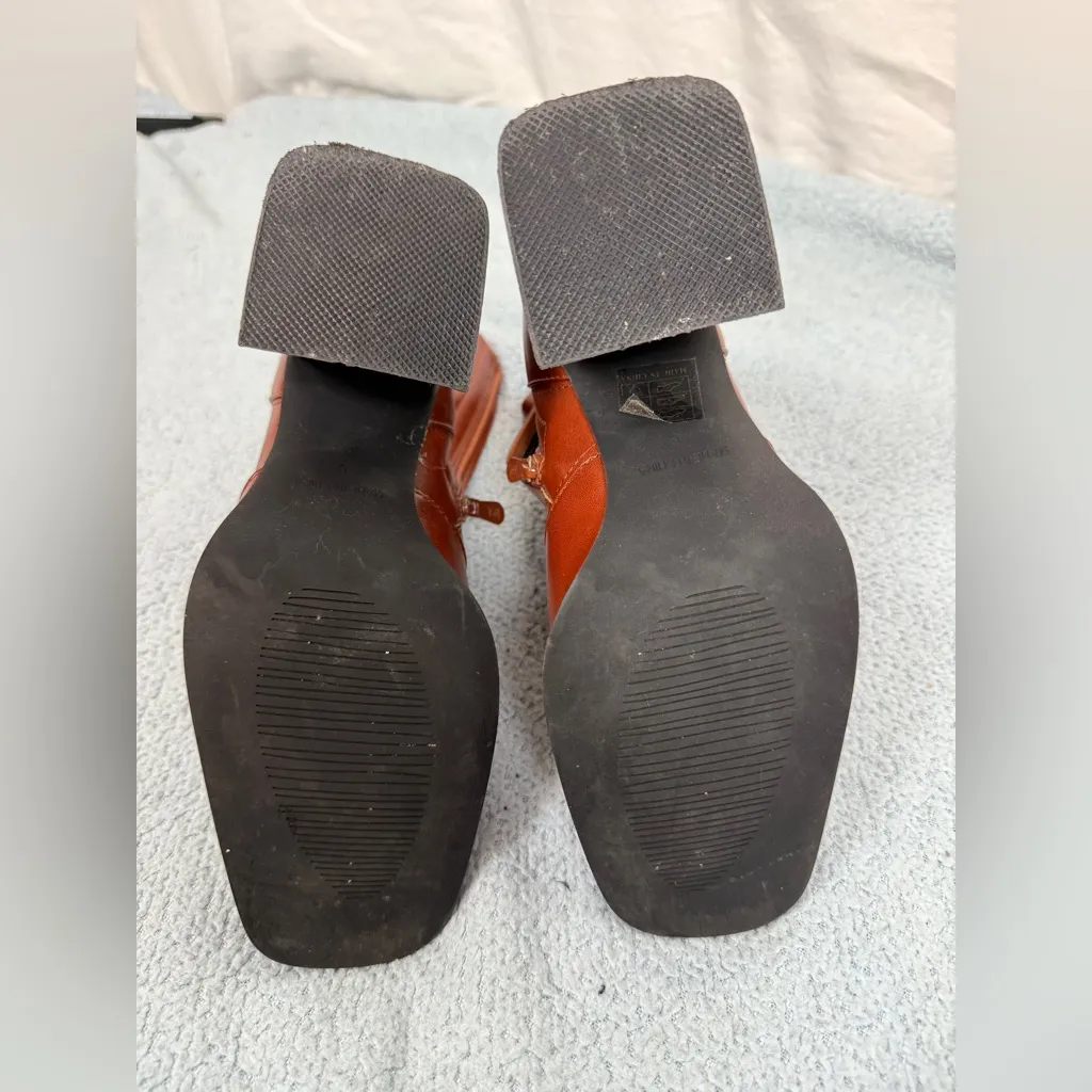 Brown Leather Bag with Logo Detail - Image 4