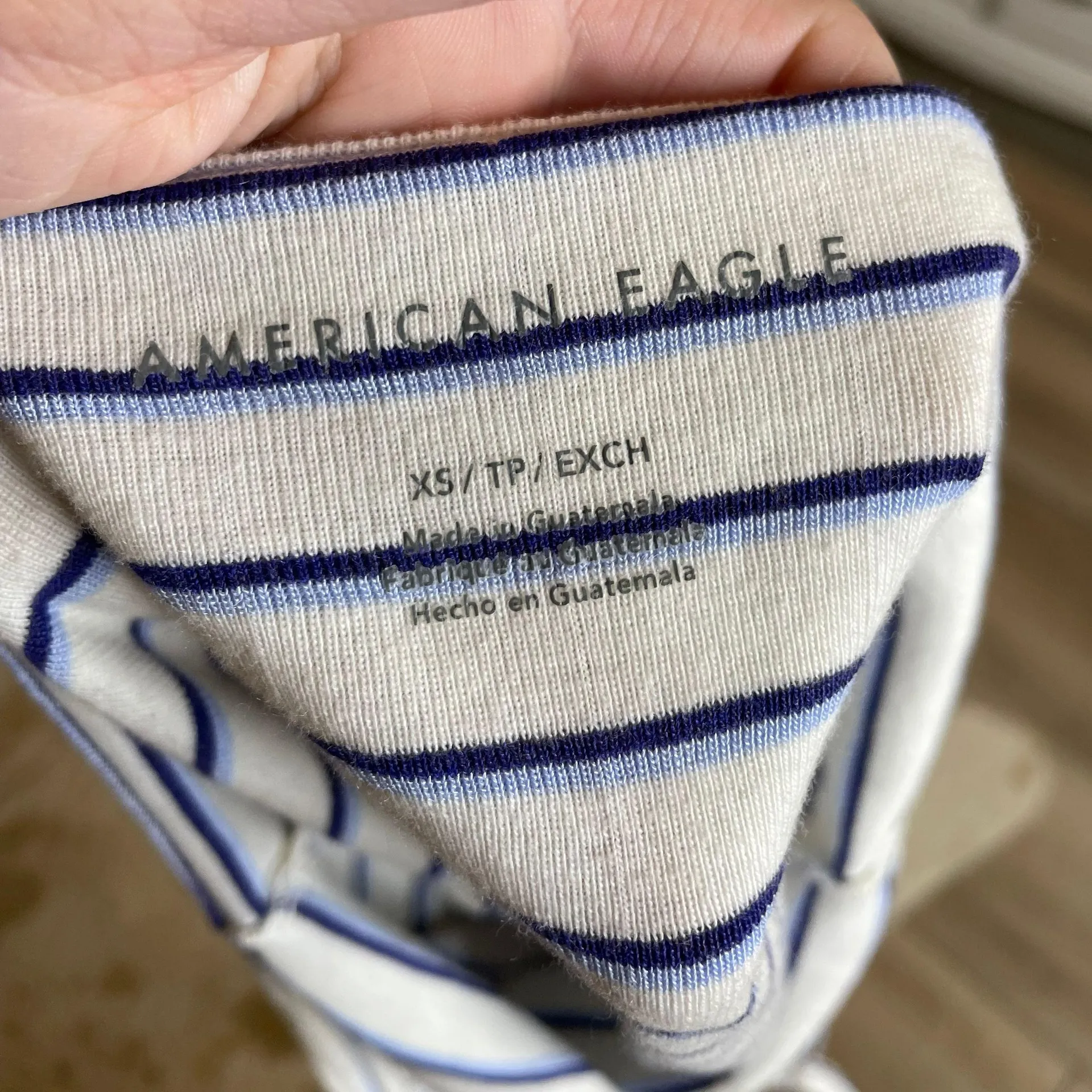 American Eagle Striped Halter Tank Top  - Image 4