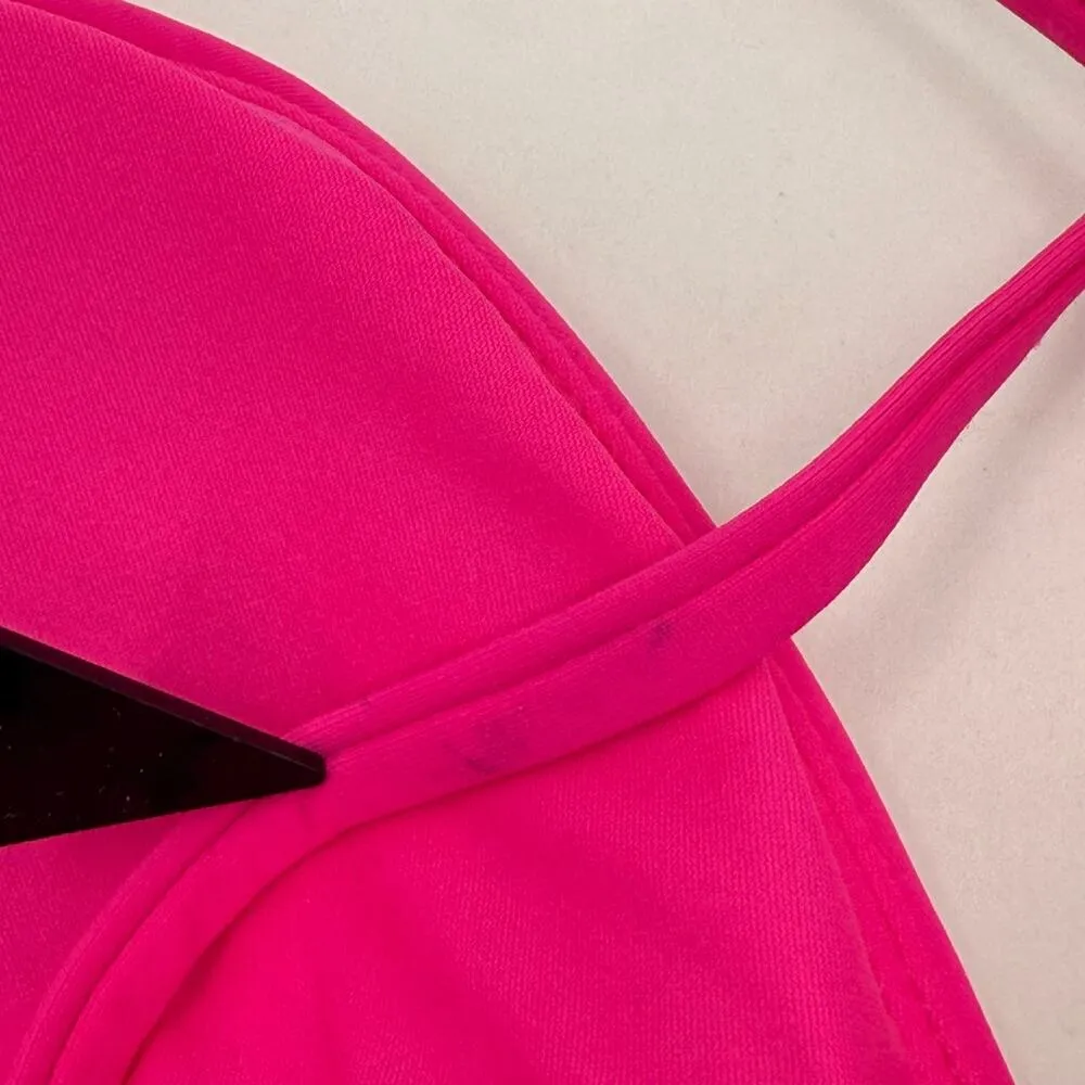 LA BLANCA Tankini Top Size 4 Pink NWT Island Goddess Pop Pink Crossback Strappy - Image 10