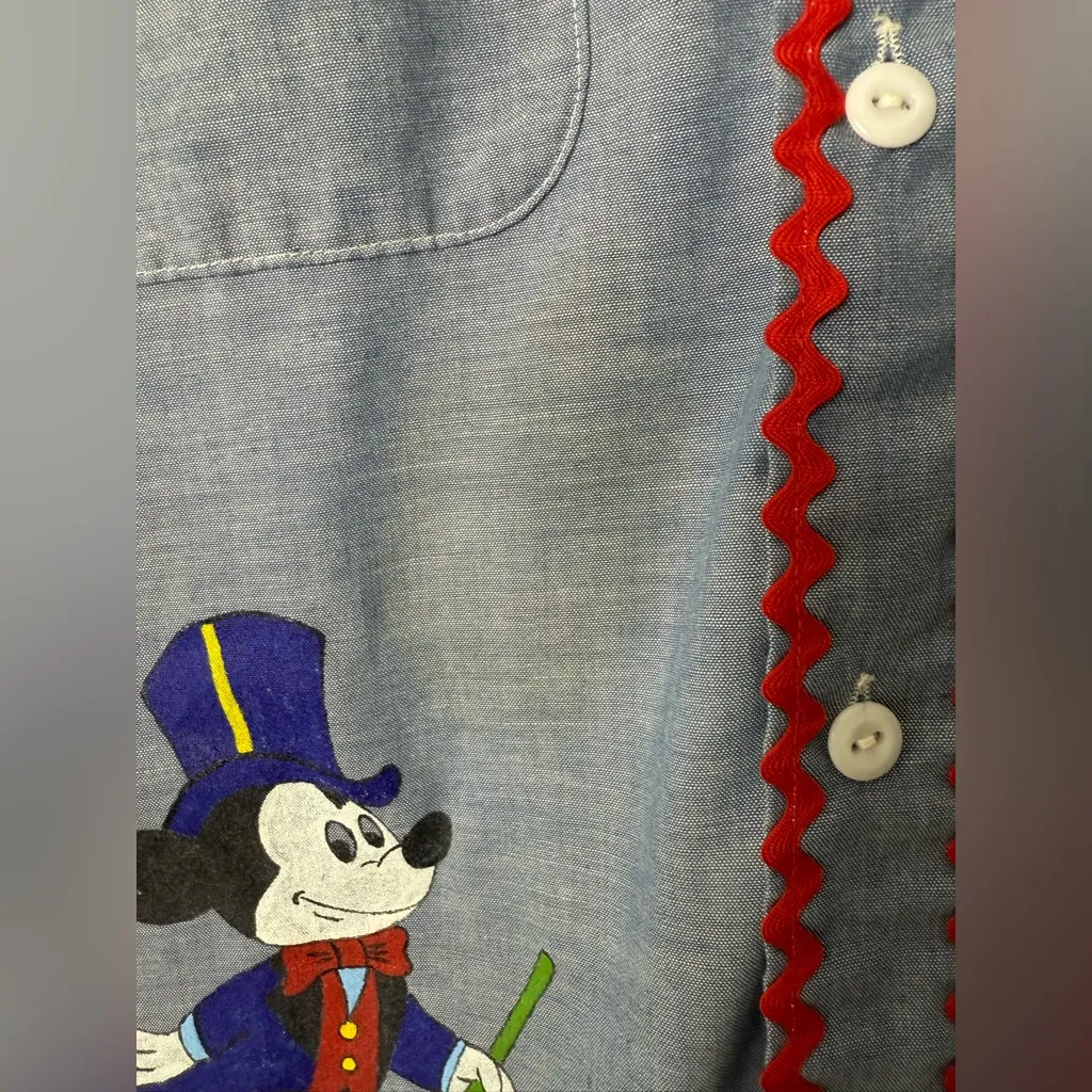 Amazing vintage chambray hand - Image 2