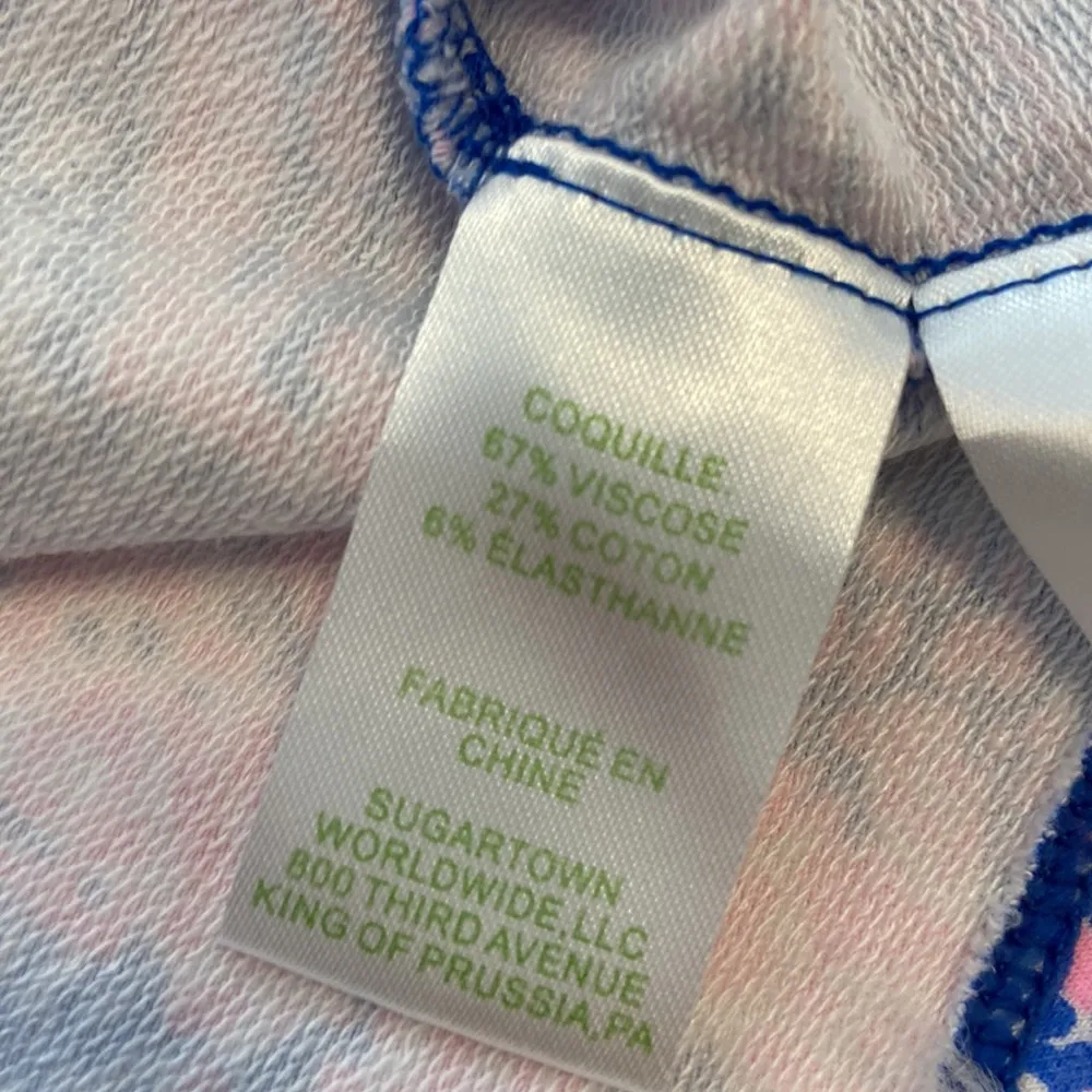 Lilly Pulitzer Pink & Blue Alligator & Pineapple Print Sheath Dress - Image 5