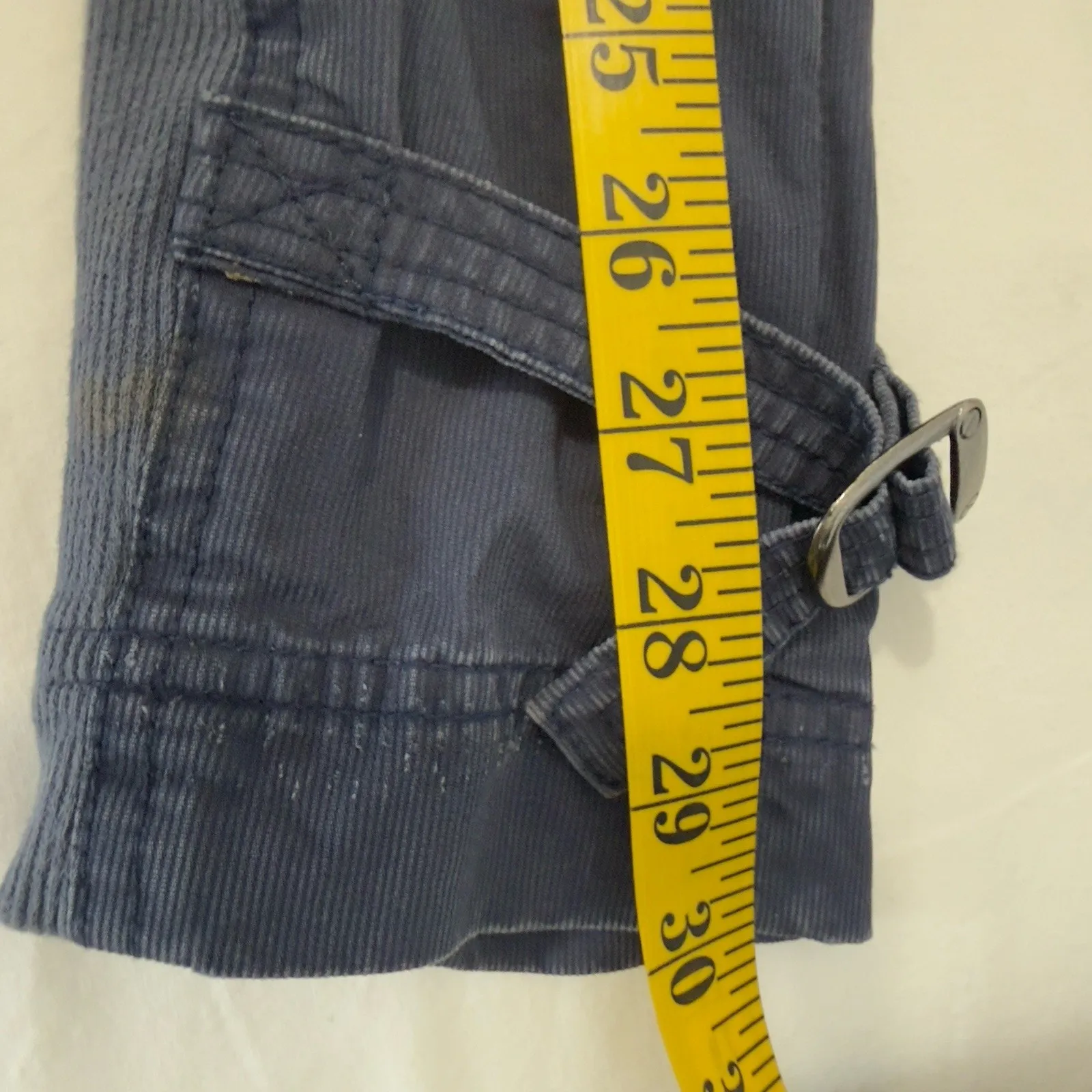 Free People Women’s Blue Military Utility Jacket Coat Long Mock Neck Boho Sz 10 - Image 16