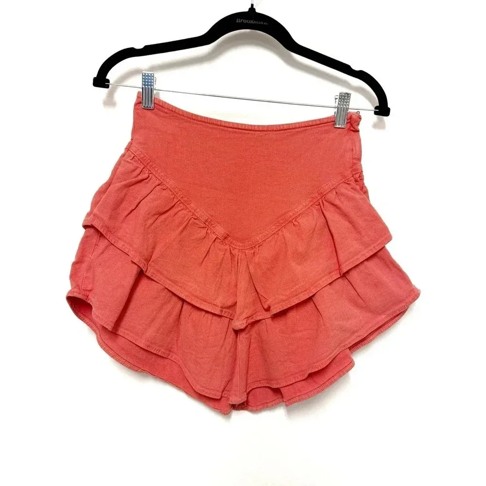 EUC $188 MOTHER Denim Asymmetric Mini Skirt - Image 2